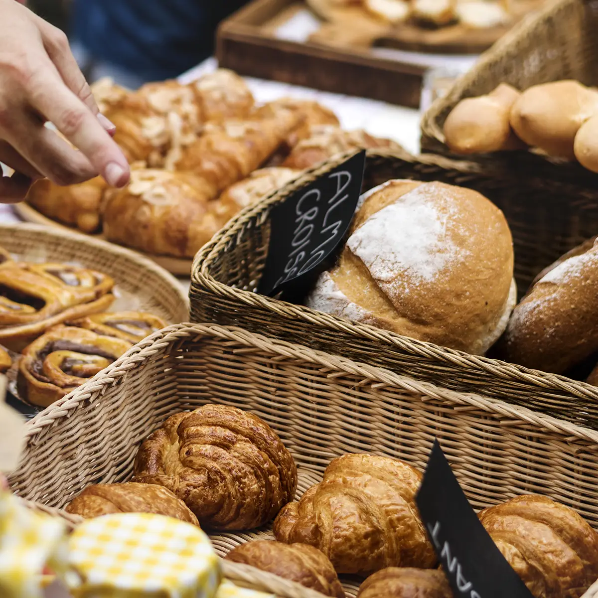 Freshly Baked Breads, Pretzels and Pastries